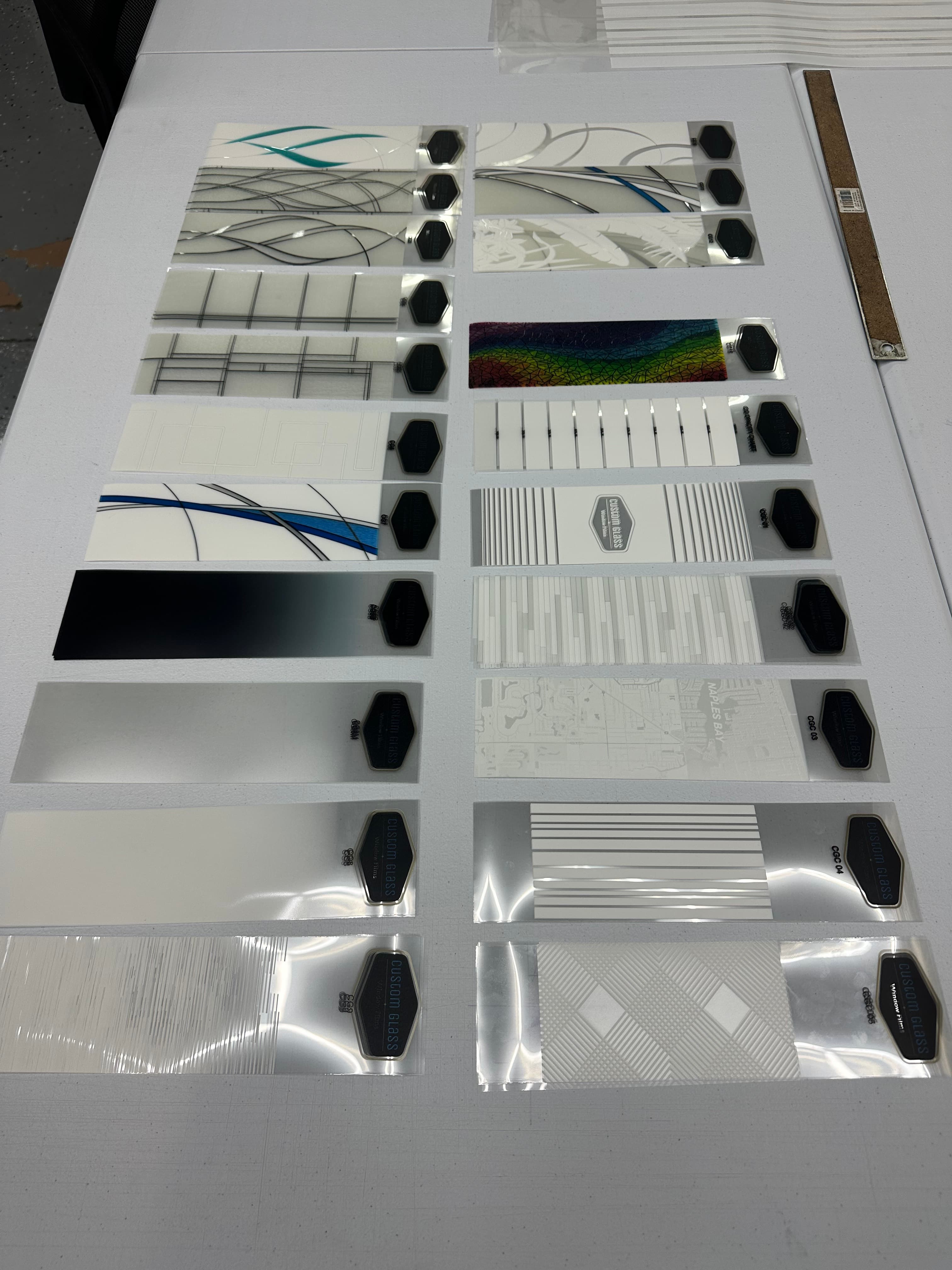 Finished decorative film installation example