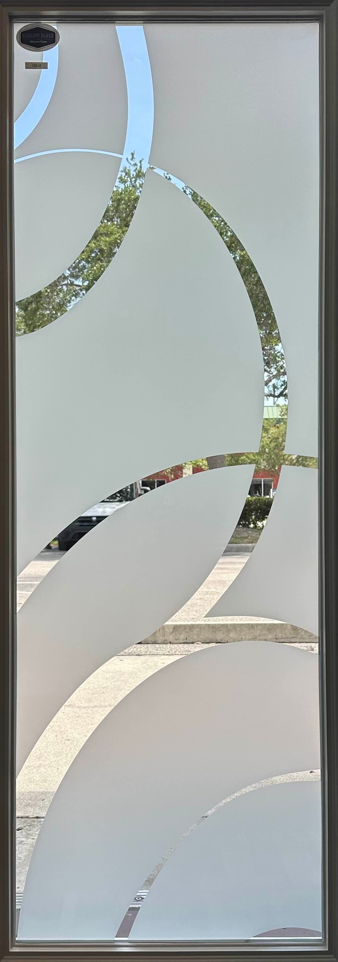 Clean Wavy window film design CG10