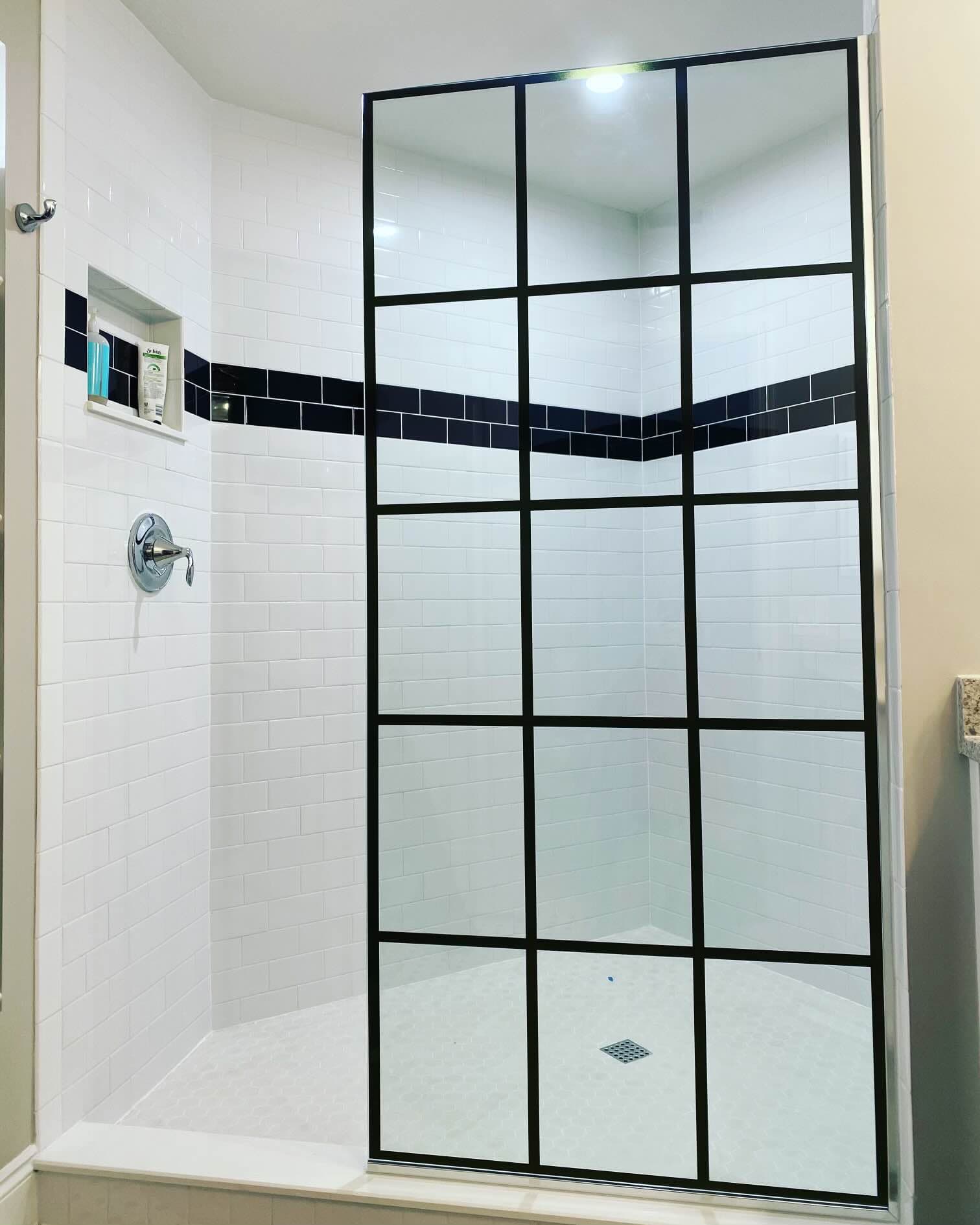 Grid Shower Tint window film design Custom Design