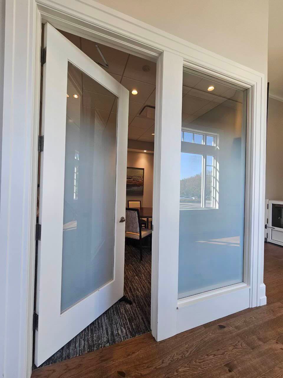 Dinning Room Door window film design CG8