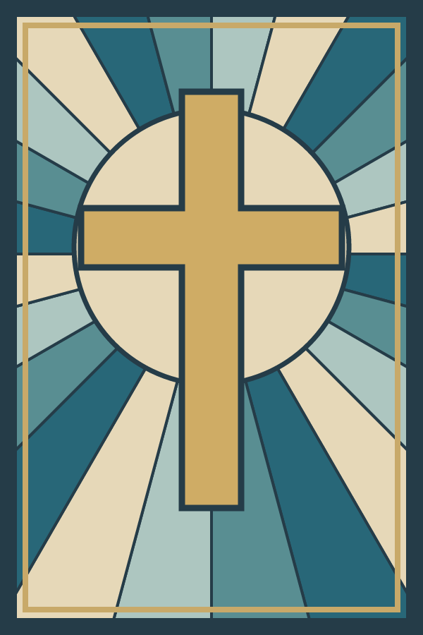 Cross of Light decorative window film pattern
