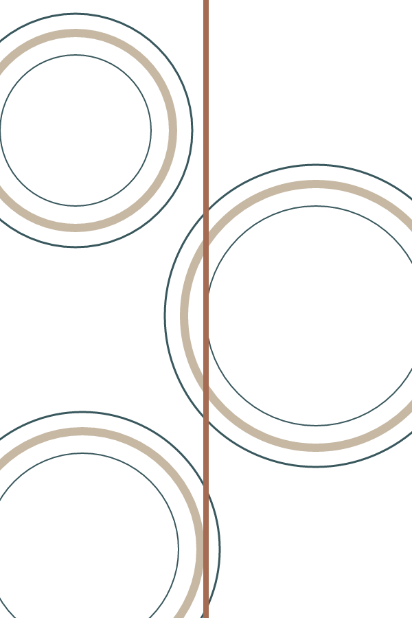 Orbital Lines decorative window film pattern