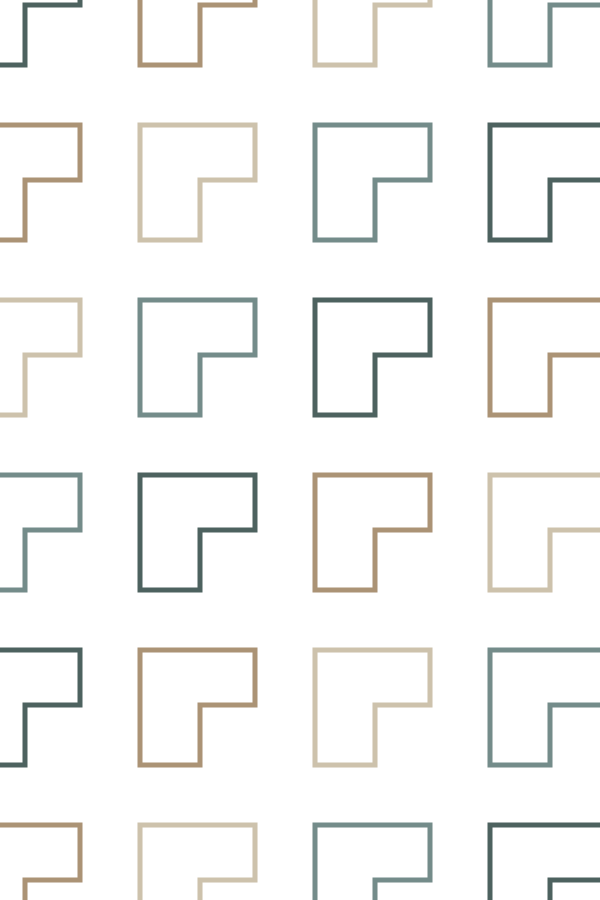 Stepped Framework decorative window film pattern