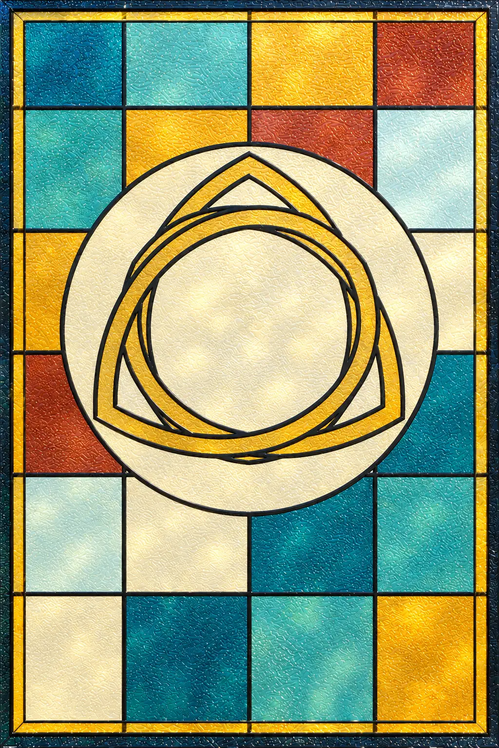 Trinity Petals — simulated translucent film with fine glossy UV-varnish relief