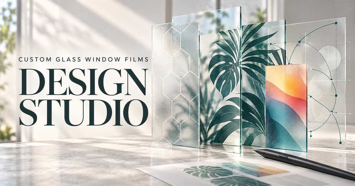 Custom Glass Window Films Design Studio — craft a decorative glass film concept
